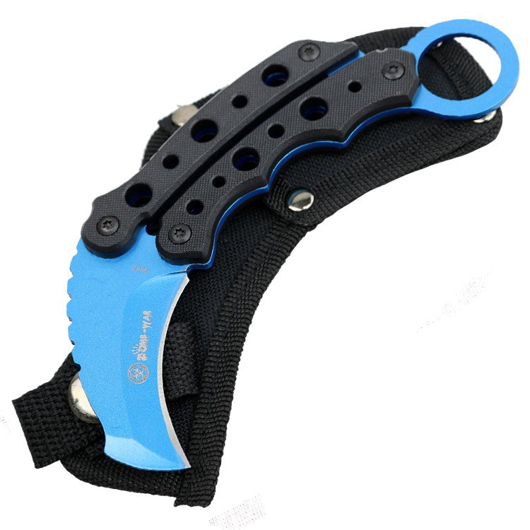 6" TACTICAL FULL TANG COMBAT KARAMBIT KNIFE Survival Hunting Fixed Blade New