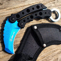 6" TACTICAL FULL TANG COMBAT KARAMBIT KNIFE Survival Hunting Fixed Blade New
