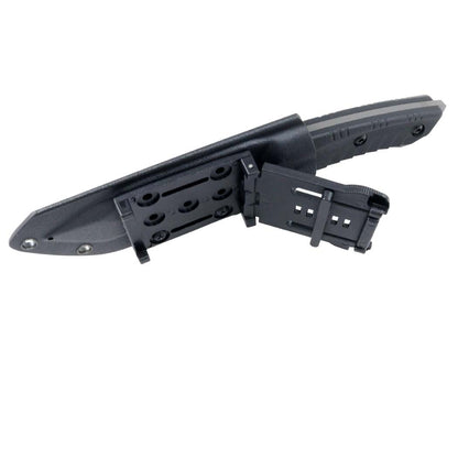 Hunt-Down 10" Full Tang Hunting Knife with Black Sheath - Stainless Steel Blade