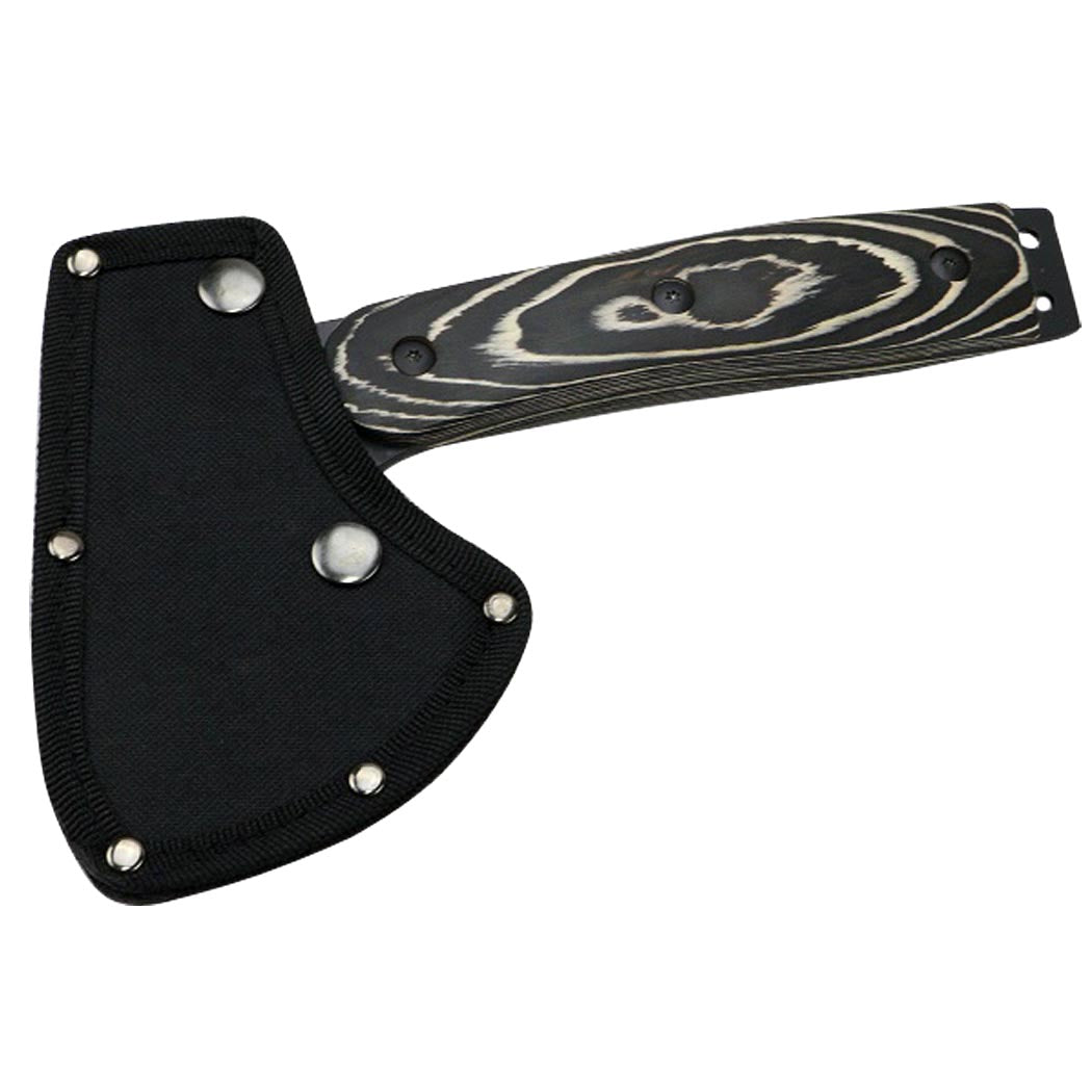 TheBoneEdge Tactical 9" Axe Stainless Steel Blade Wooden Handle