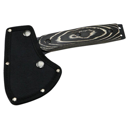 TheBoneEdge Tactical 9" Axe Stainless Steel Blade Wooden Handle