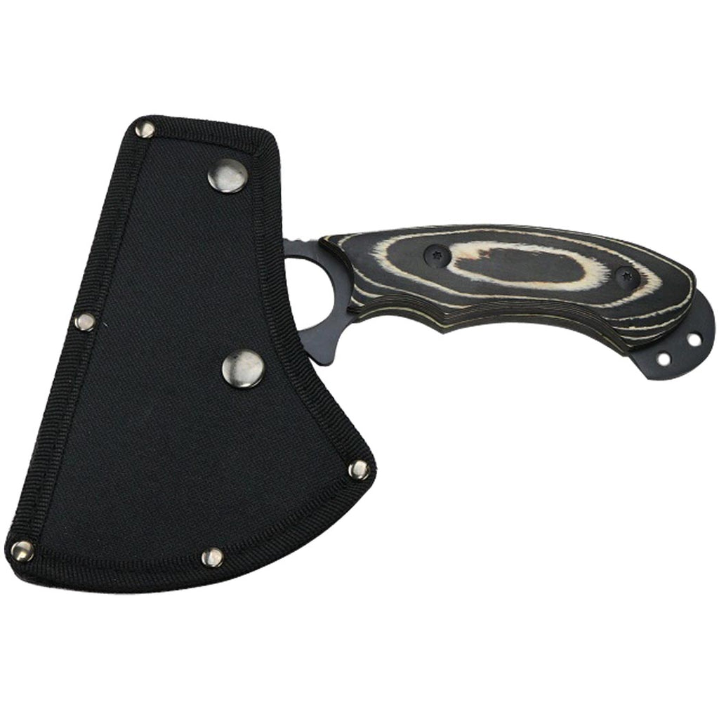 TheBoneEdge Tactical 8.5" Axe Stainless Steel Blade Wooden Handle