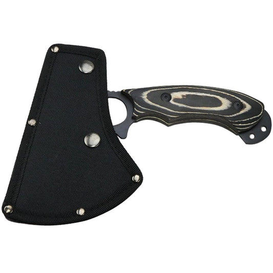 TheBoneEdge Tactical 8.5" Axe Stainless Steel Blade Wooden Handle