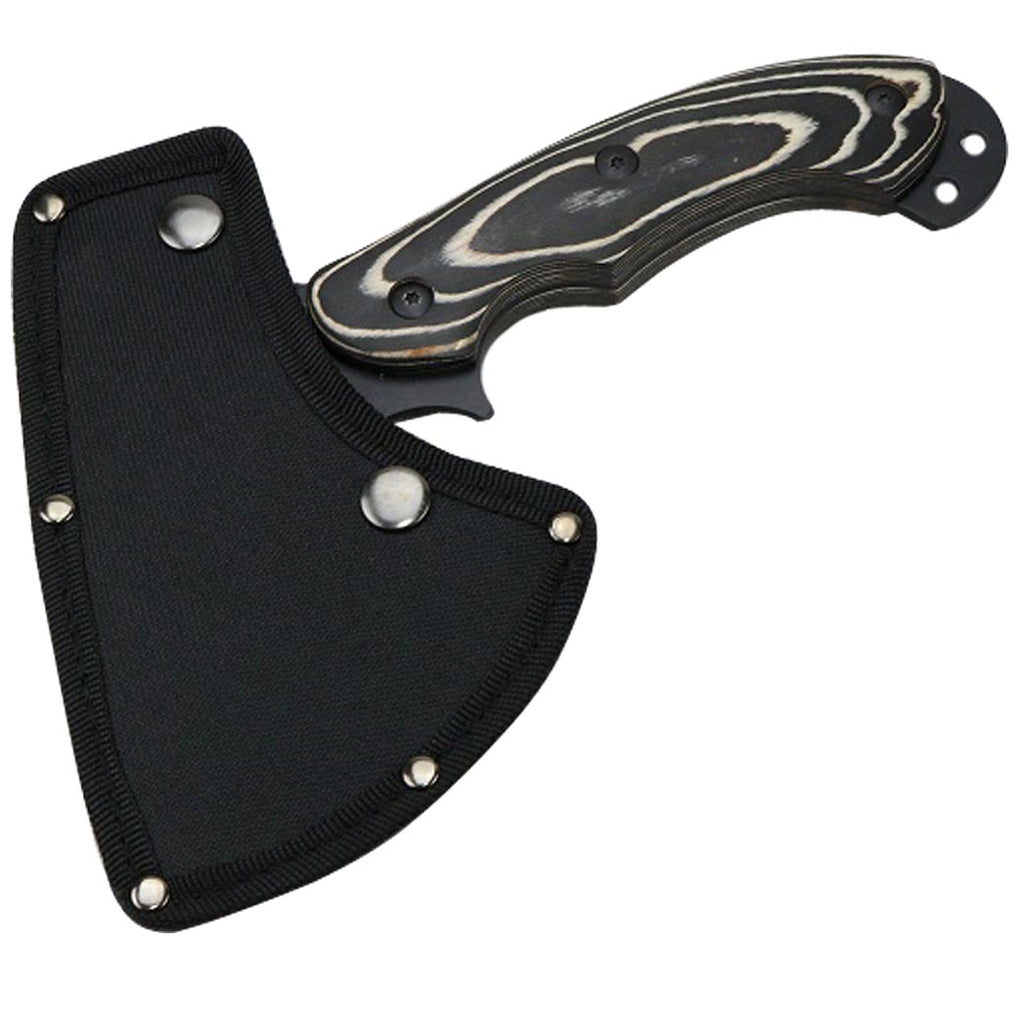 TheBoneEdge Tactical 9" Axe Stainless Steel Blade Wooden Handle
