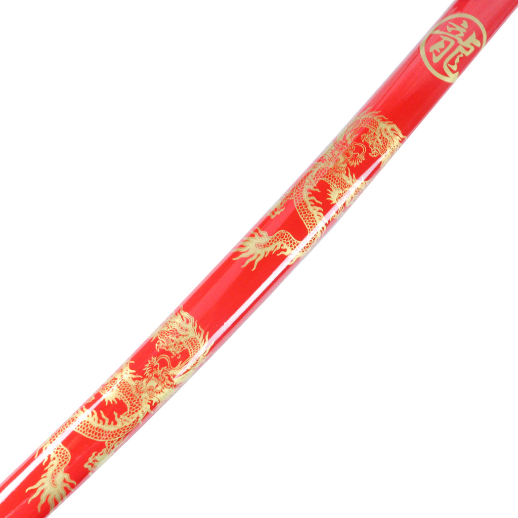 3pc Red Dragon Samurai Sword Set Carbon Steel Blades with Stand Good Quality