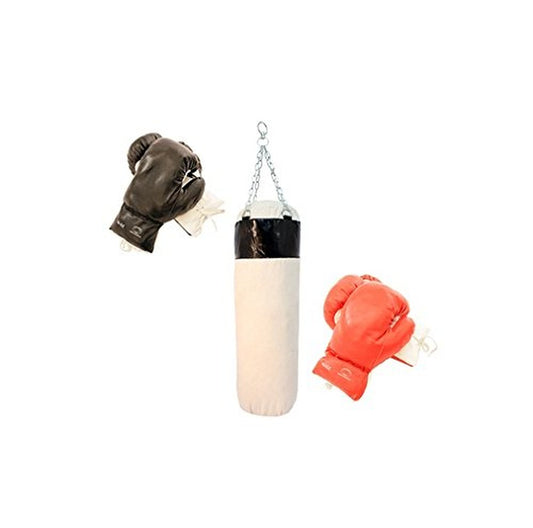 Last Punch Brand New 2 Pairs of Boxing Gloves with Punching Bag