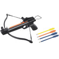 50lbs Mini Pistol Small Hunting Compact Crossbow Fiber Glass Cross bow with 5 Arrow