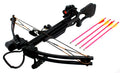 175lbs Hunting Crossbow Package Red Dot Scope Arrows Quiver and Cocking Device