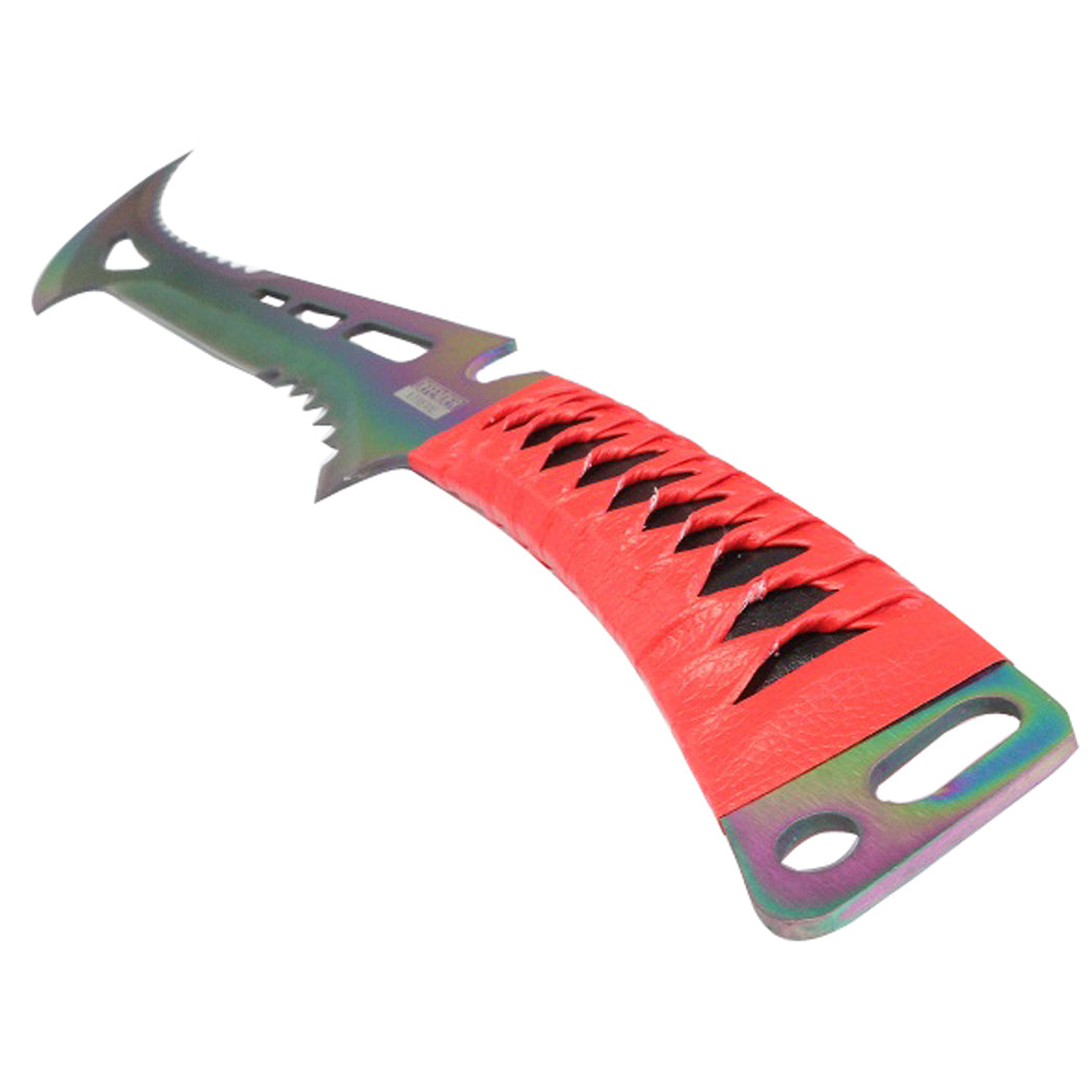 24" Rainbow Full Tang Stainless Steel Ninja Sword with Sheath