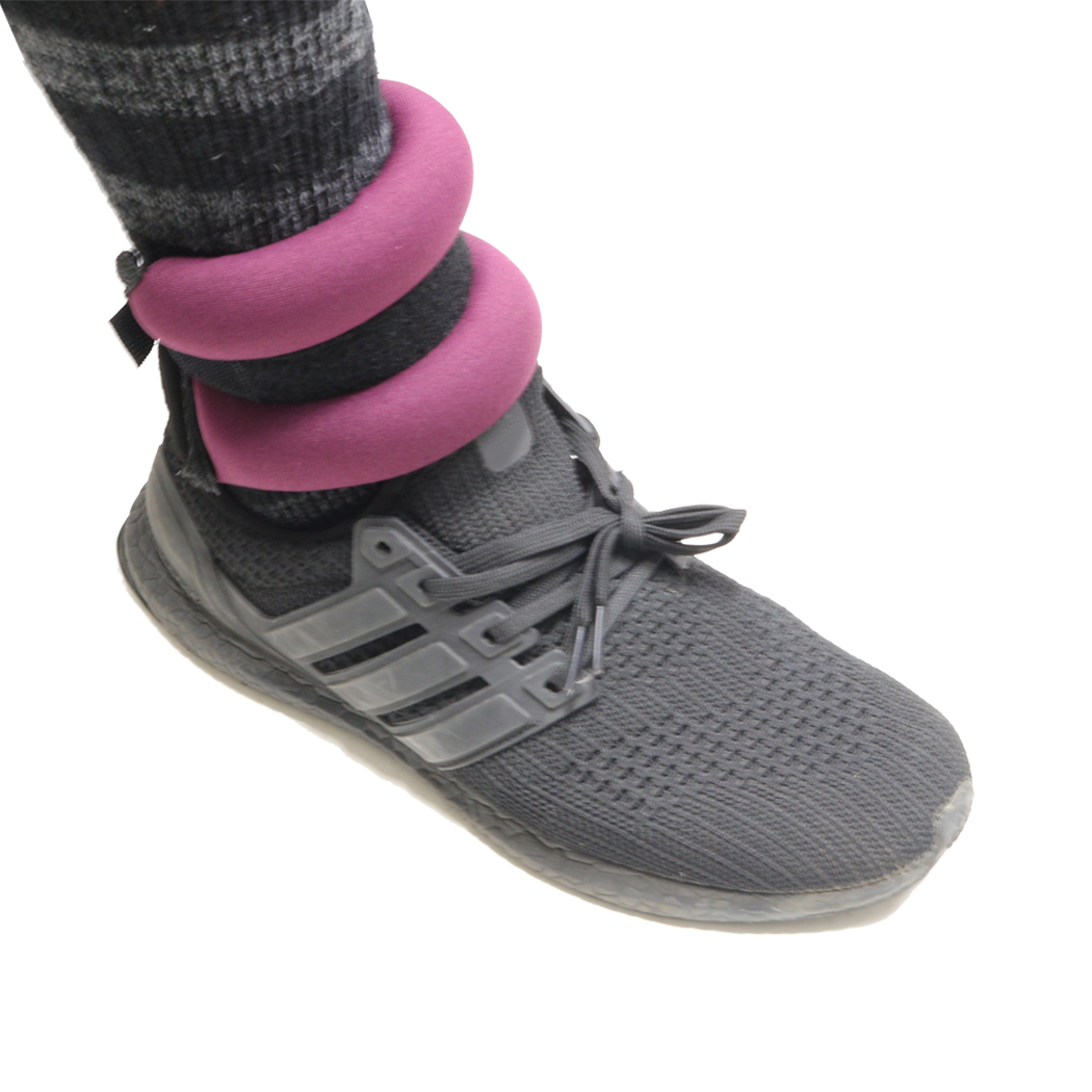 Adjustable Straps Ankle Wrist Weights Fitness Training Leg Exercise Pair of 1 lb