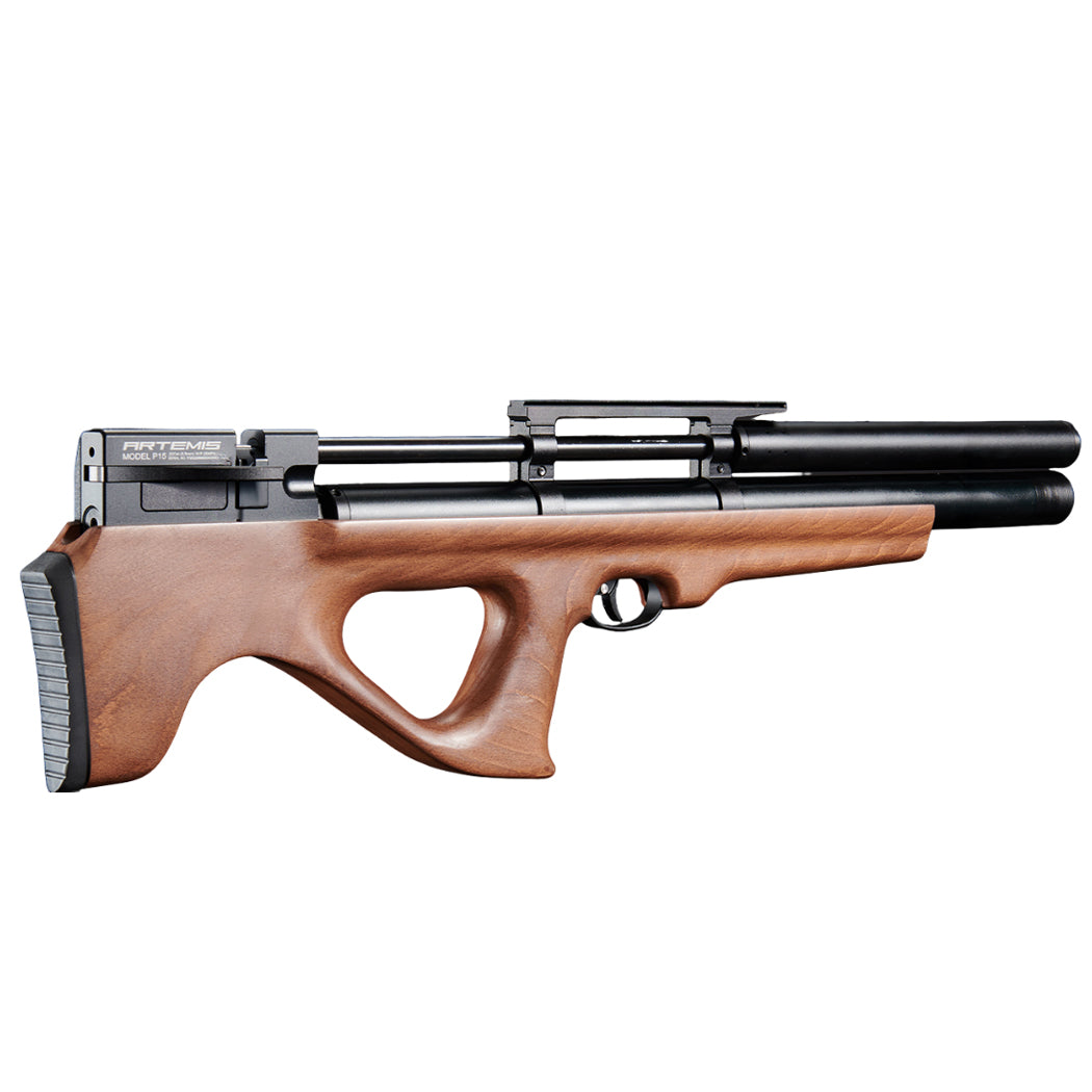 SnowPeak P15 PCP 5.5mm Caliber 900 Fps Pellet Air Gun Rifle Wooden Finish