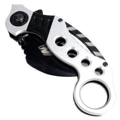 MACK 7" Spring Assisted Folding Knife 3CR13 Stainless Steel