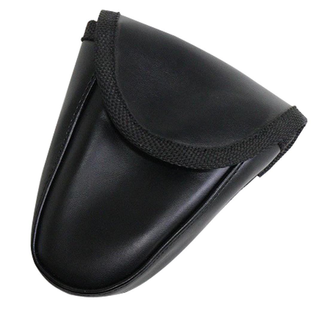 New Black Leather Handcuff Shealth Pouch Case with Belt Holster Tactical