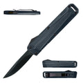 5.25" Navy Blue Handle Stainless Steel Tanto Blade Mini Folding Knife