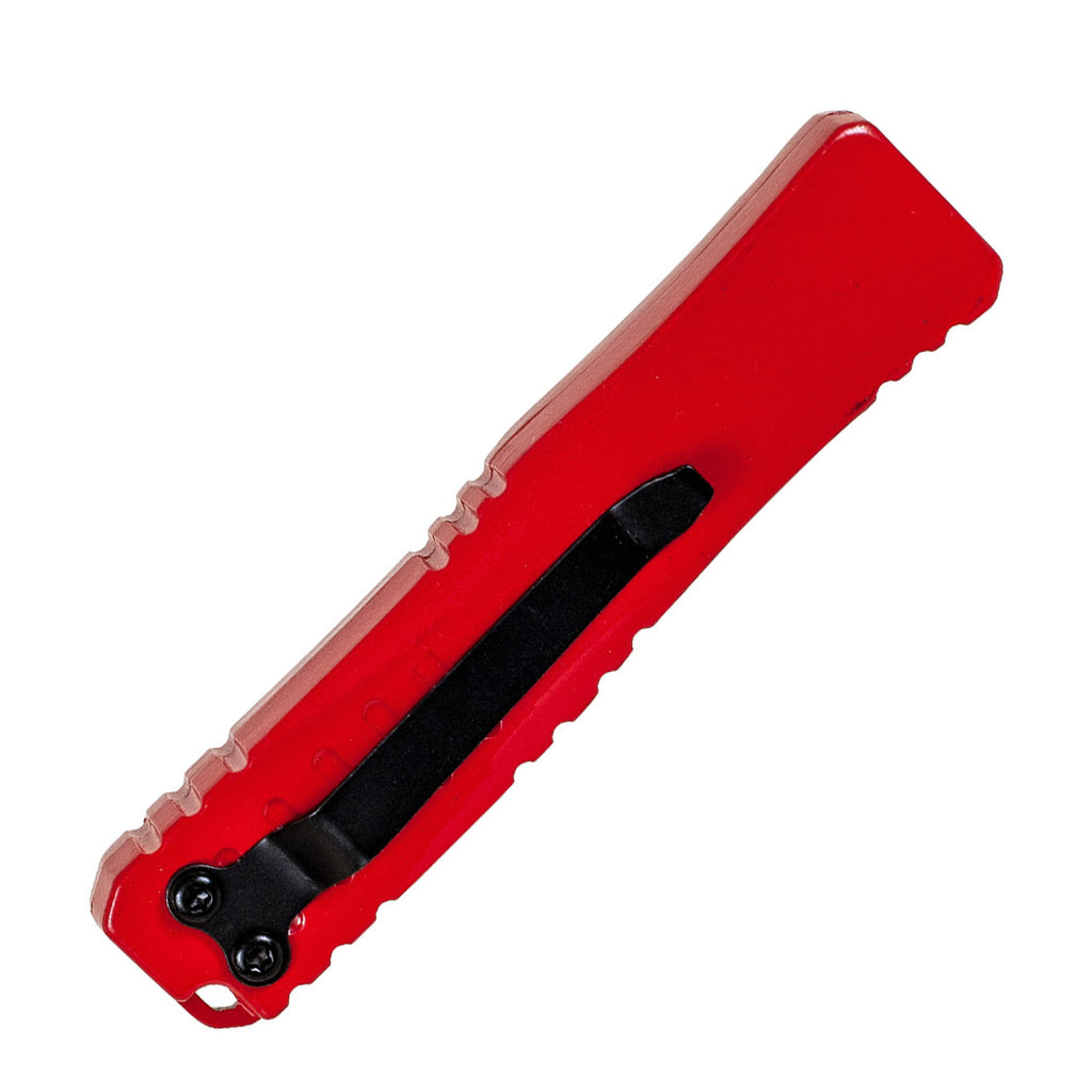 5.25" Red Handle Stainless Steel Tanto Blade Mini Folding Knife