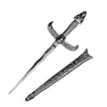 17" Egyptian Pharaoh Style Stainless Steel Kris Blade Fantasy Dagger With scabbard