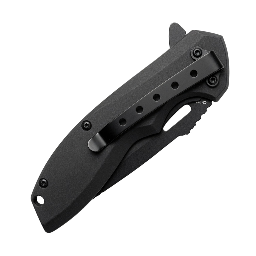 8" American Flag Revolutionary War Design Printed Blade & Handle Spring Assisted Folding Knife with Belt Clip
