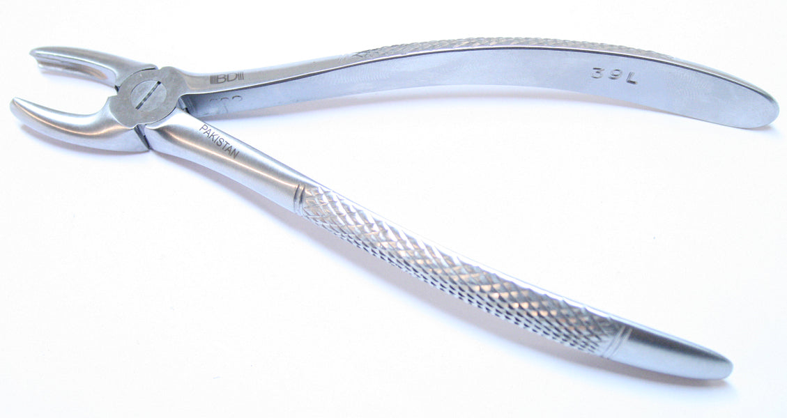 39L Dental Extracting Forceps English Pattern Tooth Extraction Tool