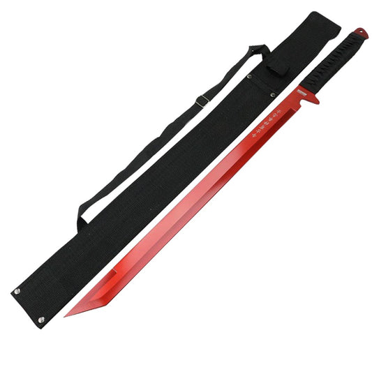 Defender-Xtreme 26" Red Ninja Sword Stainless Steel with Sheath
