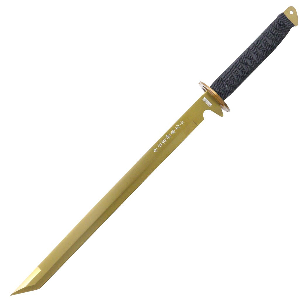 Defender-Xtreme 26"  Stainless Steel Gold Blade Sword with Sheath
