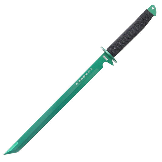 Defender-Xtreme 26"  Stainless Steel Green Blade Sword with Sheath