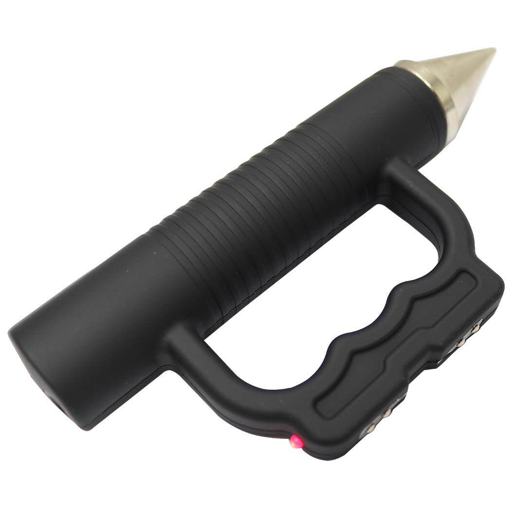 Defender 10 Million Power Stun Gun Glass Breaker Black New Rechargeable