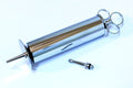 4 Oz Ear Syringe Kit Brass Chrome Plated Surgical Veterinary Tool