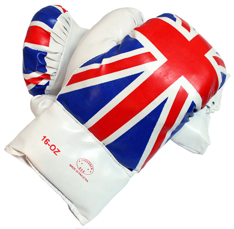16oz United Kingdom Flag Boxing Gloves