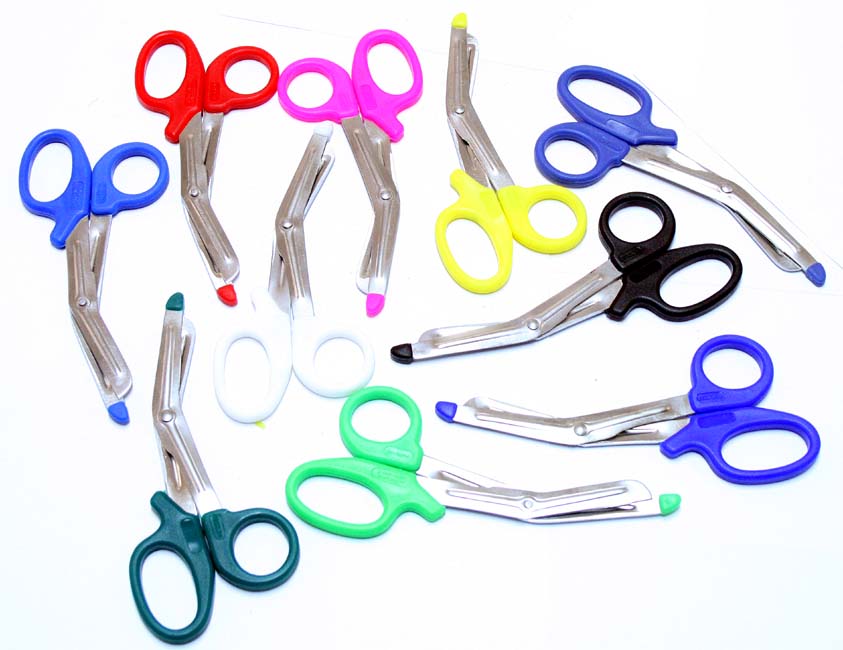 5.5" First Aid EMT Scissors Mixed Color Trauma Shears Emergency Use