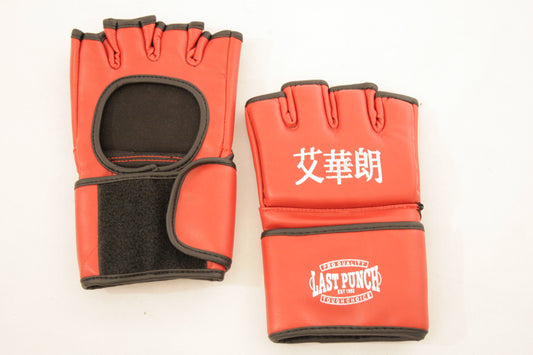 Red Grappling MMA Training Gloves UFC Style Gloves