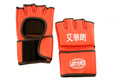 Red Grappling MMA Training Gloves UFC Style Gloves