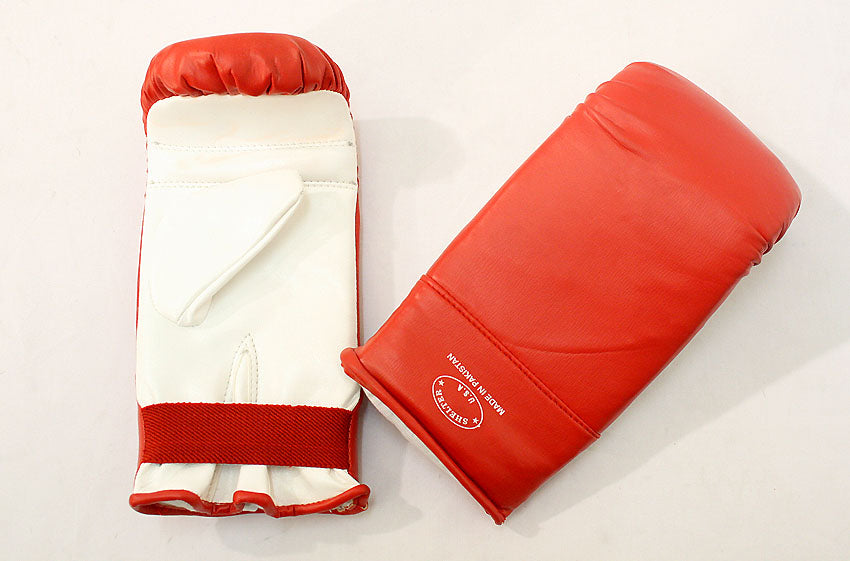 Last Punch Ultimate Fight Punch Bag Gloves  Red& White S M L XL Size