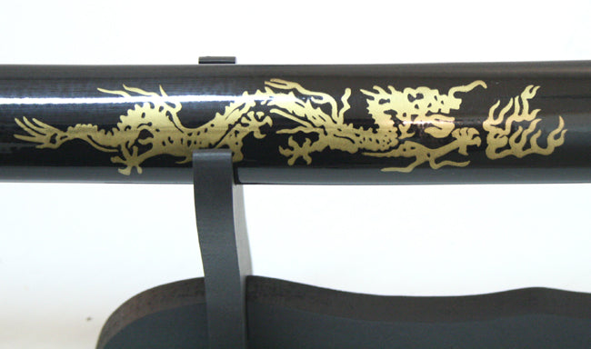 40" Black Japanese Carbon steel blade Samurai Ninja katana Sword Stand & Sheath
