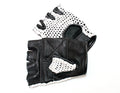 White Meshback Leather Gloves