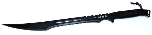 27" Black Ninja Sword Striker Black Stainless Steel