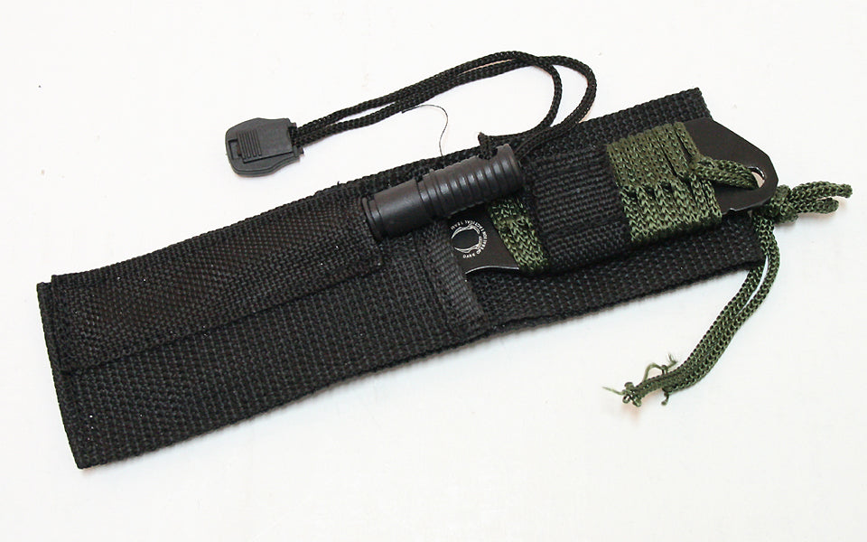 7" Full Tang Survival Hunting Knives with Fire Starter Sheath Stainless Steel Knife