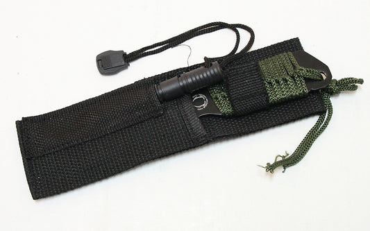 7" Full Tang Survival Hunting Knives with Fire Starter Sheath Stainless Steel Knife