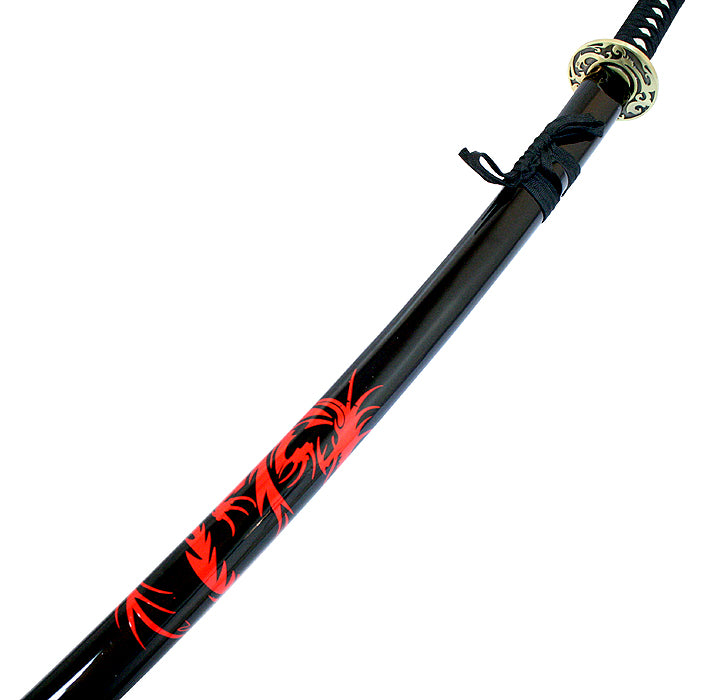 41" Black Japanese Samurai Katana Collectible Samurai Sword Ninja with Stand