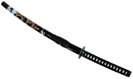 40.5" Collectible Dragon Katana Samurai Sword Ninja Good Quality Color - Black