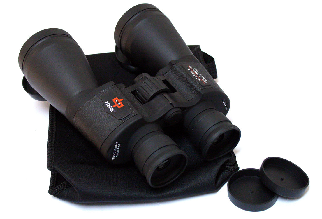 40X60 WA High Definition Black Night Prism Binoculars 96M/1000M With Strap Pouch