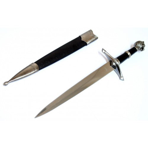 15.5" LionHeart Stainless Steel Dagger Sheath Collectors Knife Fantasy Sword