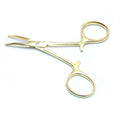 3.5" CVD Locking Hemostat Forceps  Curved Stainless Steel Surgical Tool