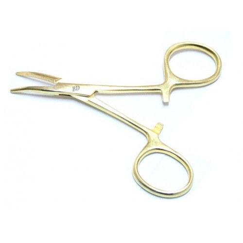 3.5" CVD Locking Hemostat Forceps  Curved Stainless Steel Surgical Tool