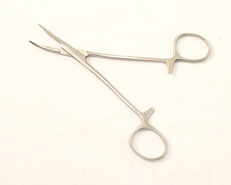 5" Curved Mosquito Hemostat Forceps  Fly Fishing & Surgical Tool