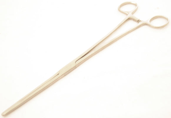 10" Straight Hemostat  Locking Clamp Forceps for Surgical & Hobby Use