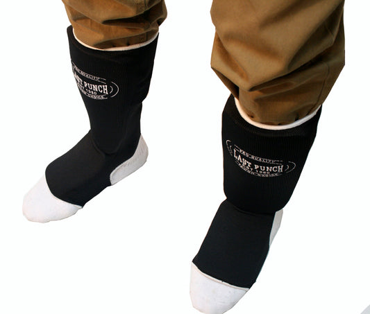 MMA Good Quality Black Professional Martial Arts Shin Pads