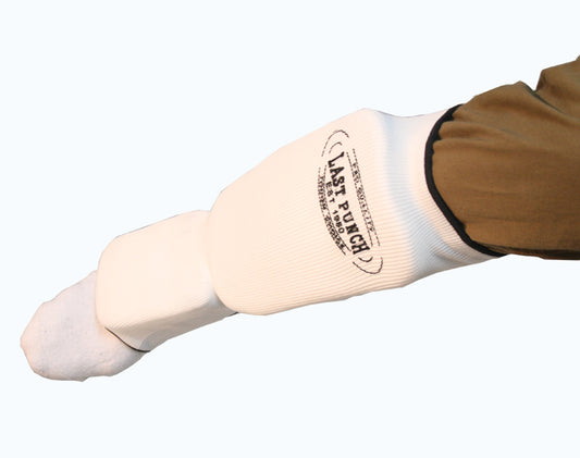 White Professional Martial Arts Good Quality Shin Pads S to XL Size