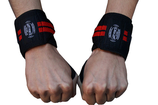 Wrist Wrap Support Sports Elastic Weight Lifting 12" Straps New With Thumb Loop