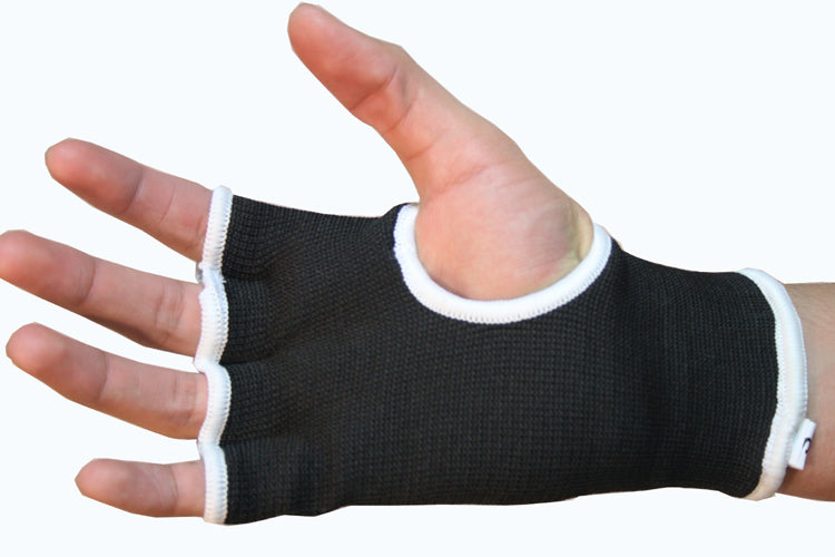 MMA Black Hand Wrap Training Gloves Good Quality Size S to XL